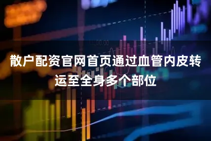 散户配资官网首页通过血管内皮转运至全身多个部位